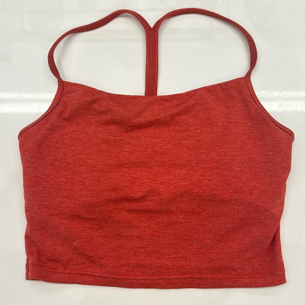 Ptula Bare Crop Top - Cherry Red Size Small